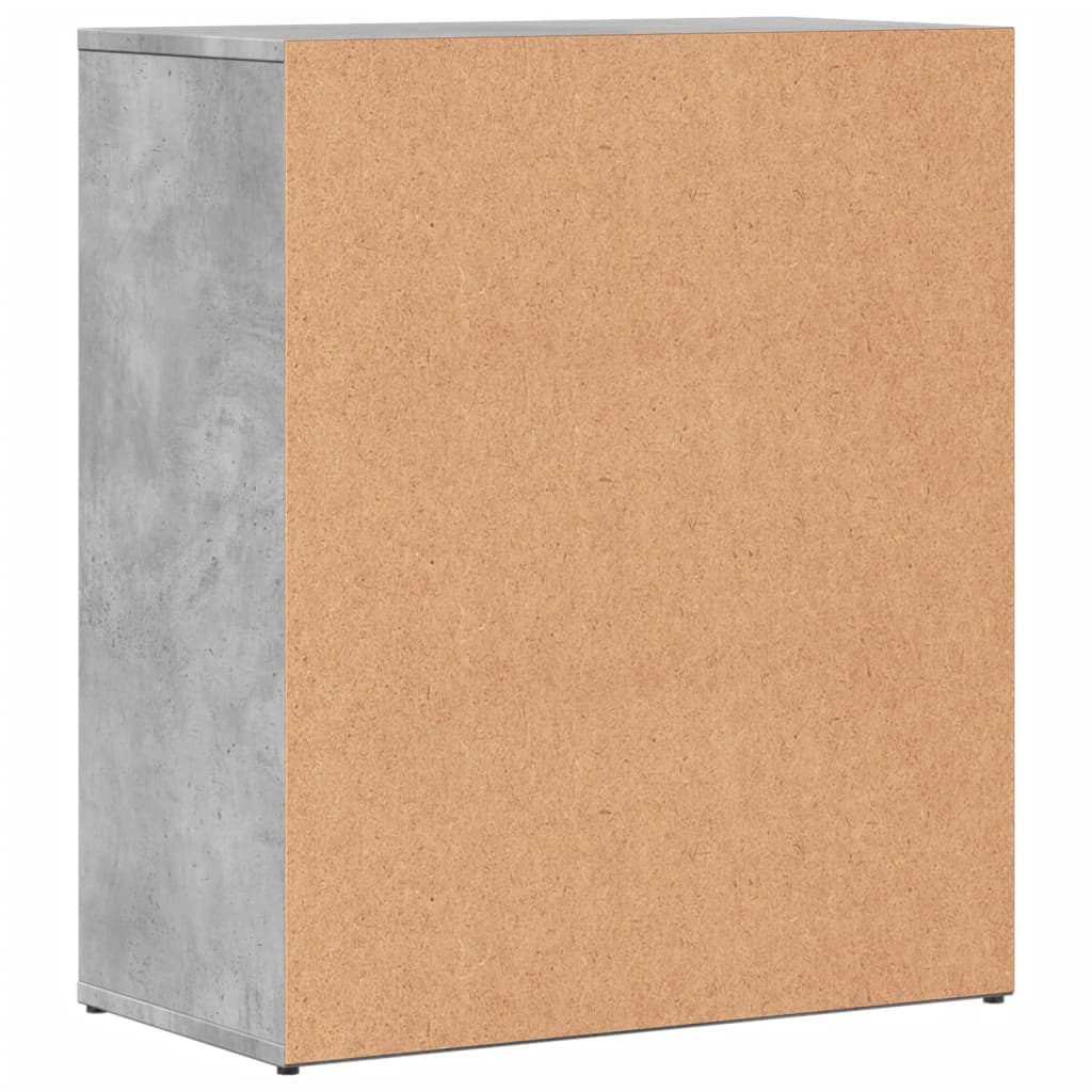 vidaXL Szafka, szarość betonu, 60x31x70 cm, materiał drewnopochodny