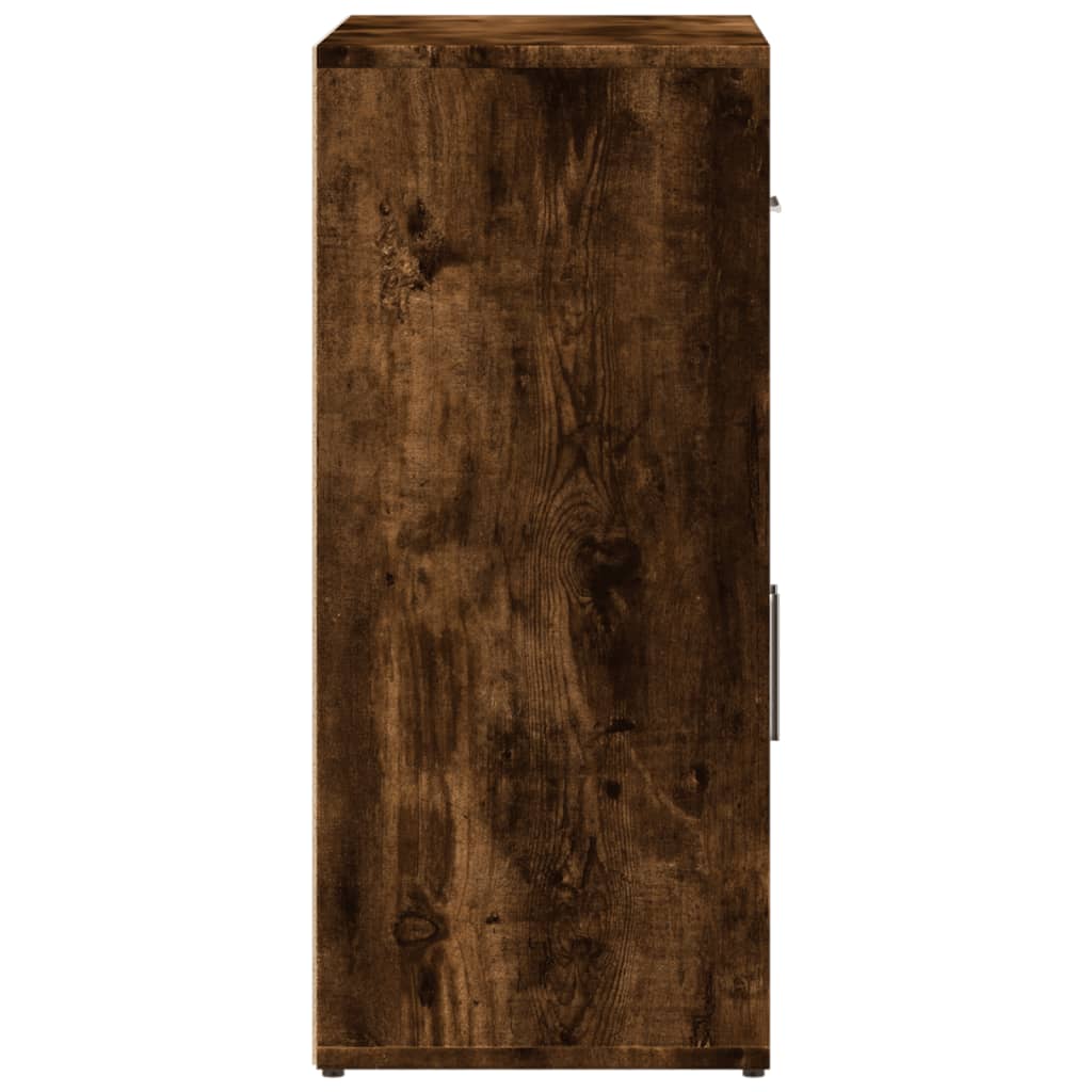 vidaXL Szafka, przydymiony dąb, 60x31x70 cm, materiał drewnopochodny