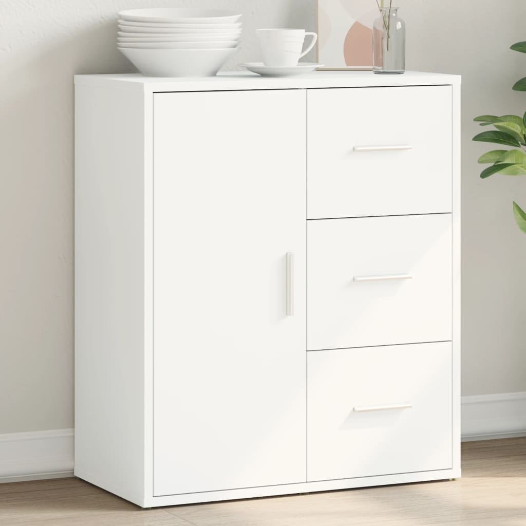 vidaXL Szafka, biała, 60x31x70 cm, materiał drewnopochodny