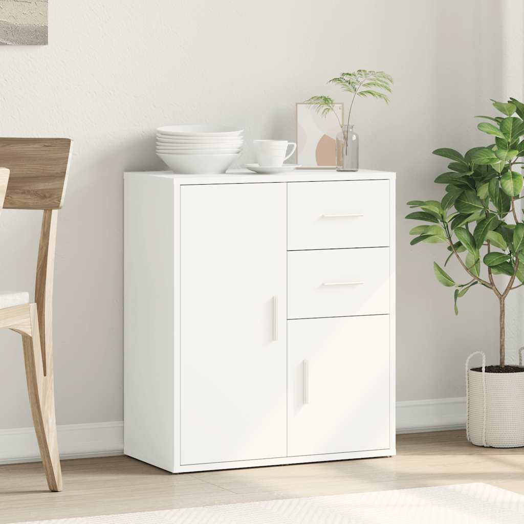 vidaXL Szafka, biała, 60x31x70 cm, materiał drewnopochodny