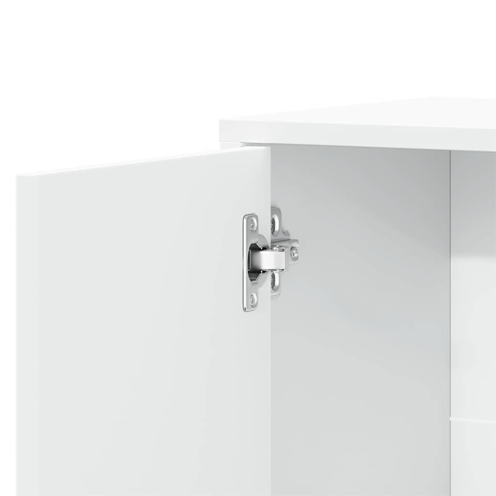 vidaXL Szafka, biała, 60x31x70 cm, materiał drewnopochodny