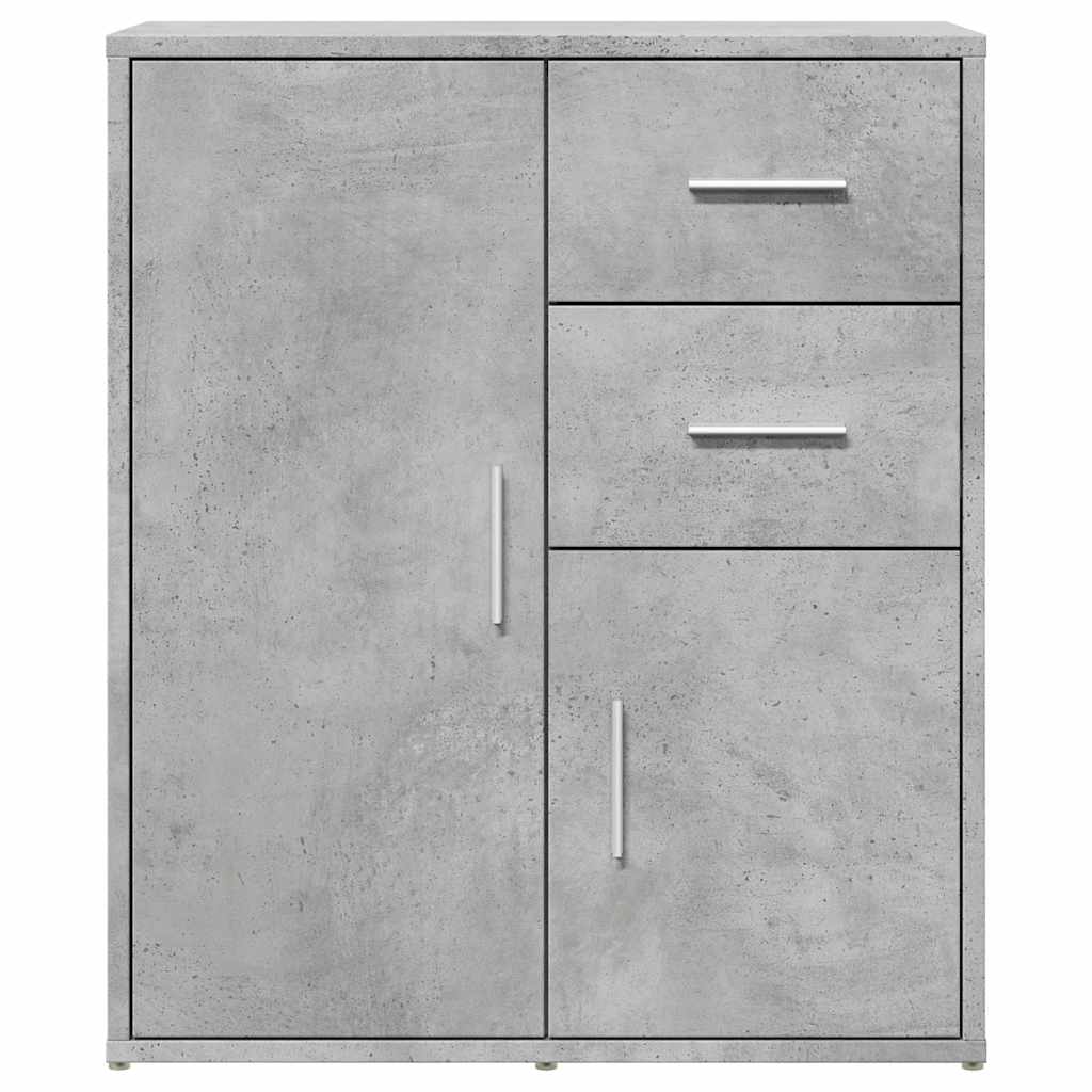 vidaXL Szafka, szarość betonu, 60x31x70 cm, materiał drewnopochodny