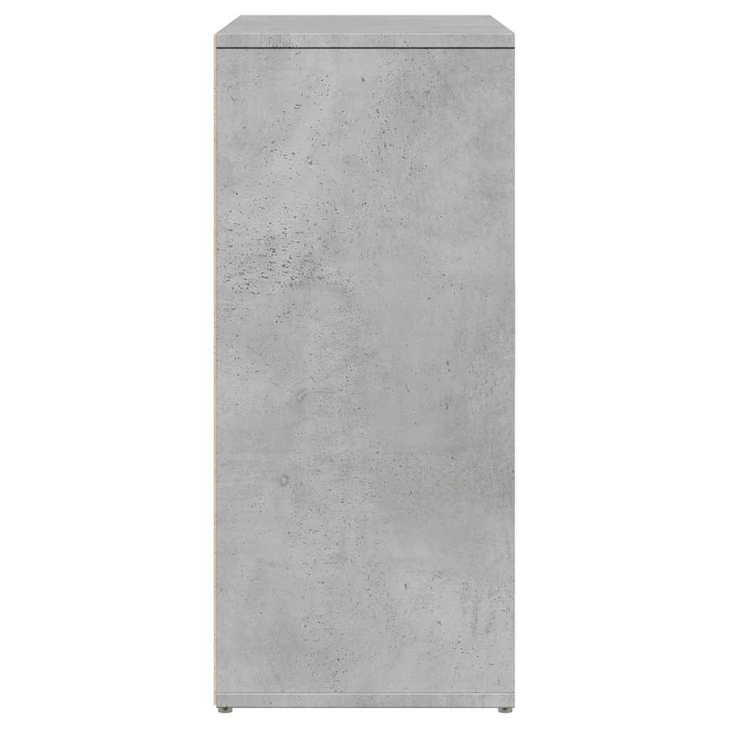 vidaXL Szafka, szarość betonu, 60x31x70 cm, materiał drewnopochodny