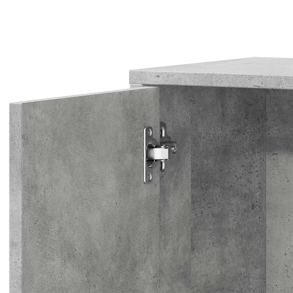 vidaXL Szafka, szarość betonu, 60x31x70 cm, materiał drewnopochodny