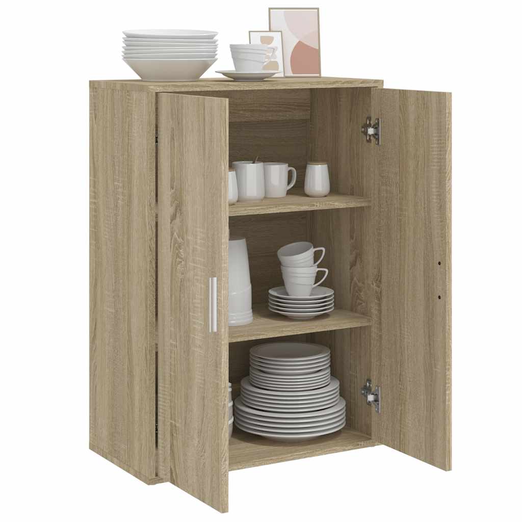 vidaXL Szafka, dąb sonoma, 60x31x84 cm, materiał drewnopochodny