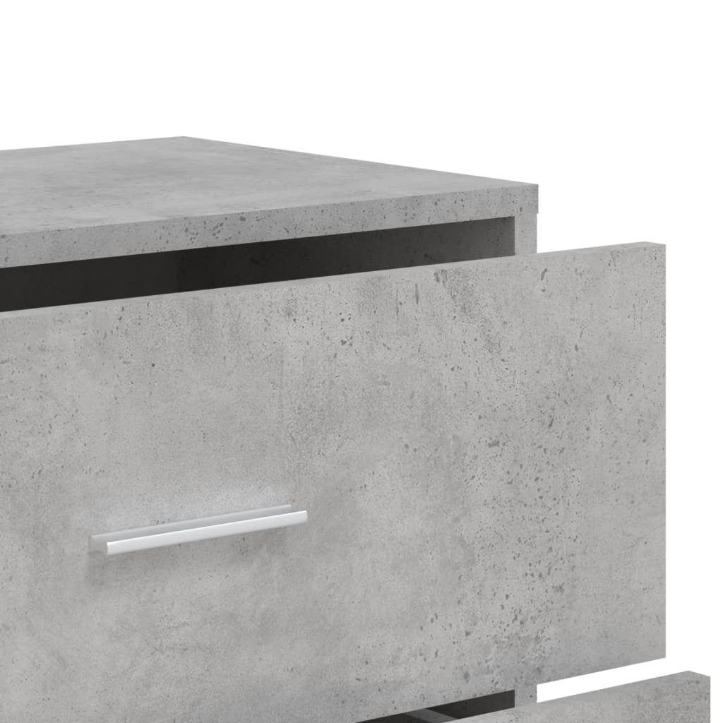 vidaXL Szafka, szarość betonu, 60x31x84 cm, materiał drewnopochodny