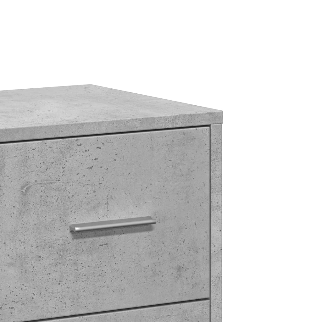 vidaXL Szafka, szarość betonu, 60x31x84 cm, materiał drewnopochodny