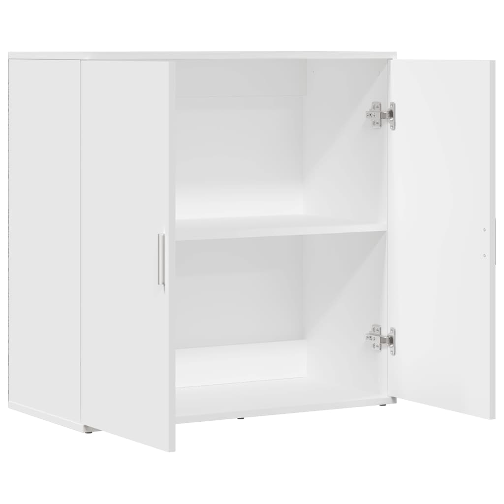 vidaXL Szafka, biała, 79x38x80 cm, materiał drewnopochodny