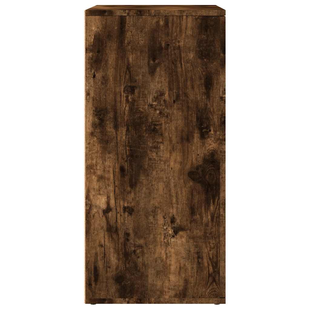 vidaXL Szafka, przydymiony dąb, 79x38x80 cm, materiał drewnopochodny