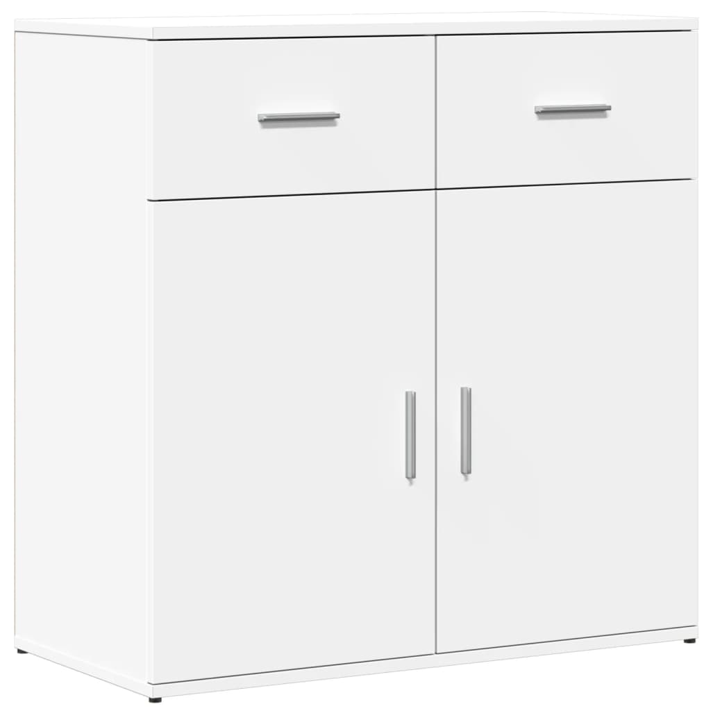 vidaXL Szafka, biała, 79x38x80 cm, materiał drewnopochodny