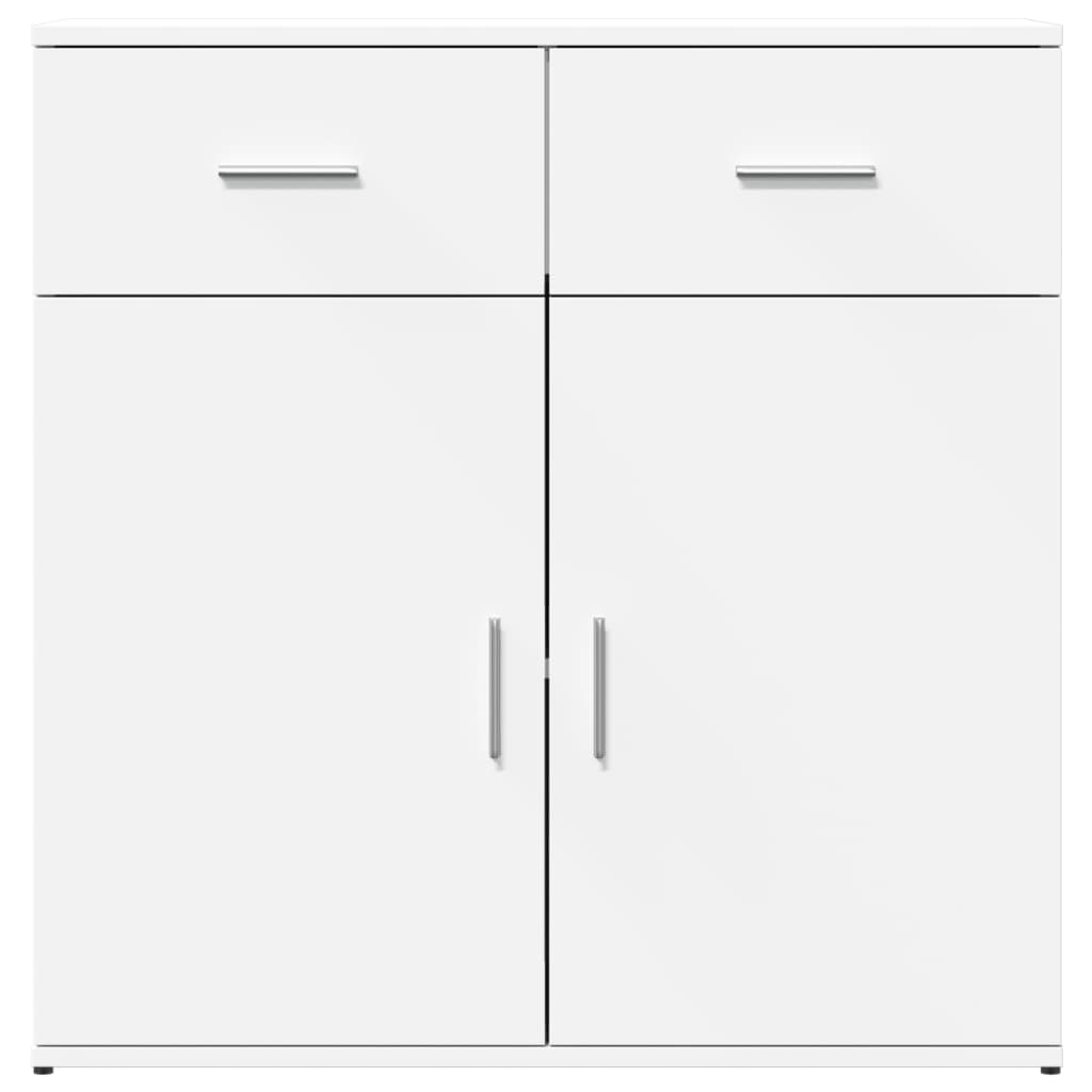 vidaXL Szafka, biała, 79x38x80 cm, materiał drewnopochodny