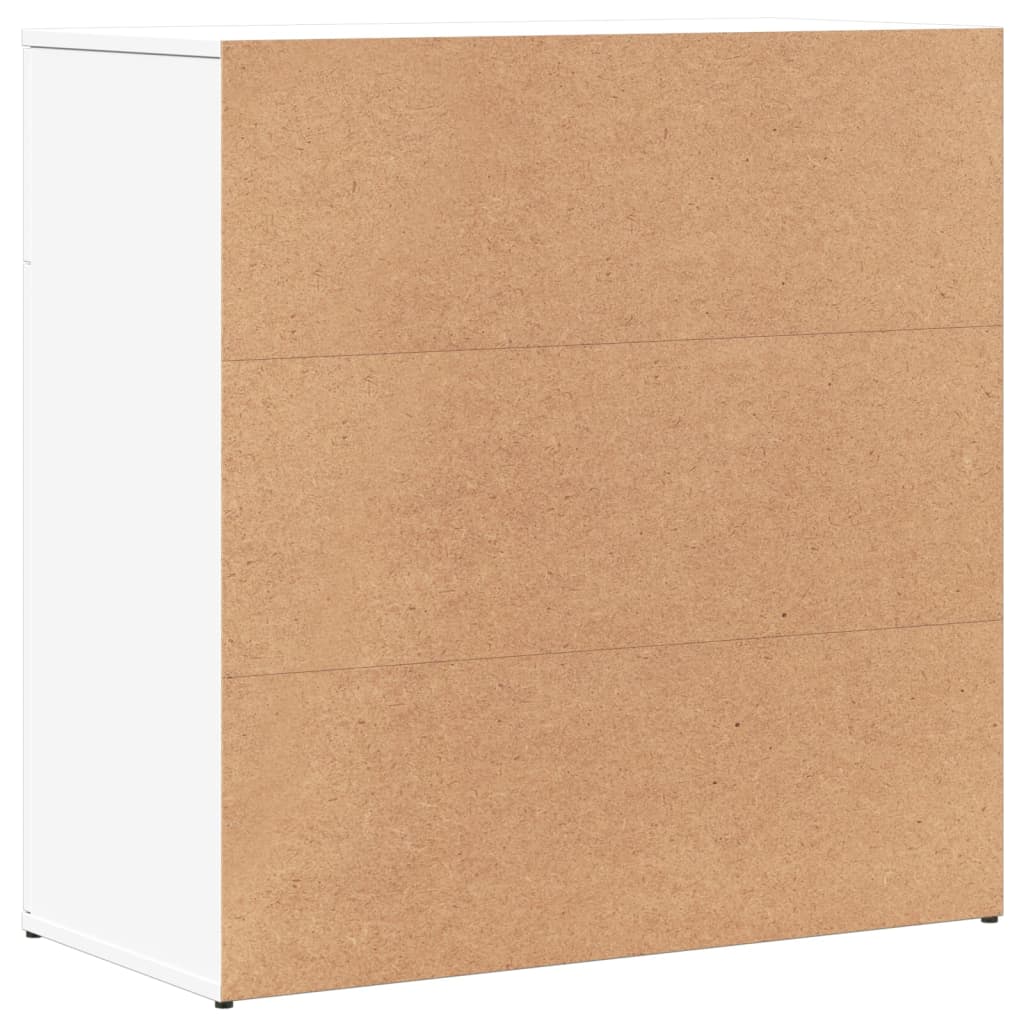 vidaXL Szafka, biała, 79x38x80 cm, materiał drewnopochodny