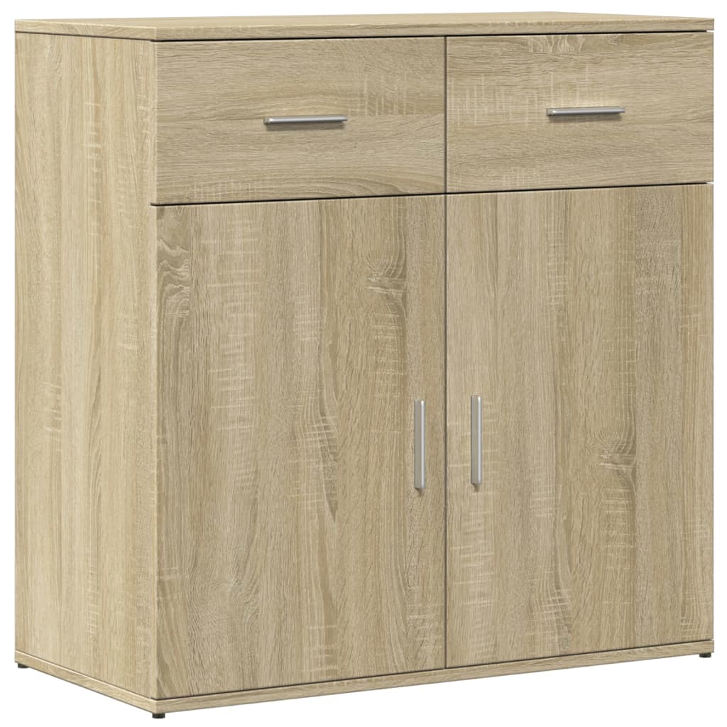 vidaXL Szafka, dąb sonoma, 79x38x80 cm, materiał drewnopochodny