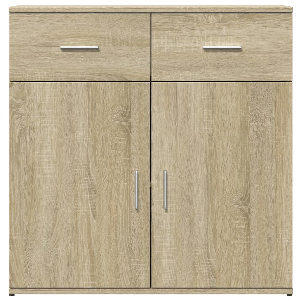 vidaXL Szafka, dąb sonoma, 79x38x80 cm, materiał drewnopochodny