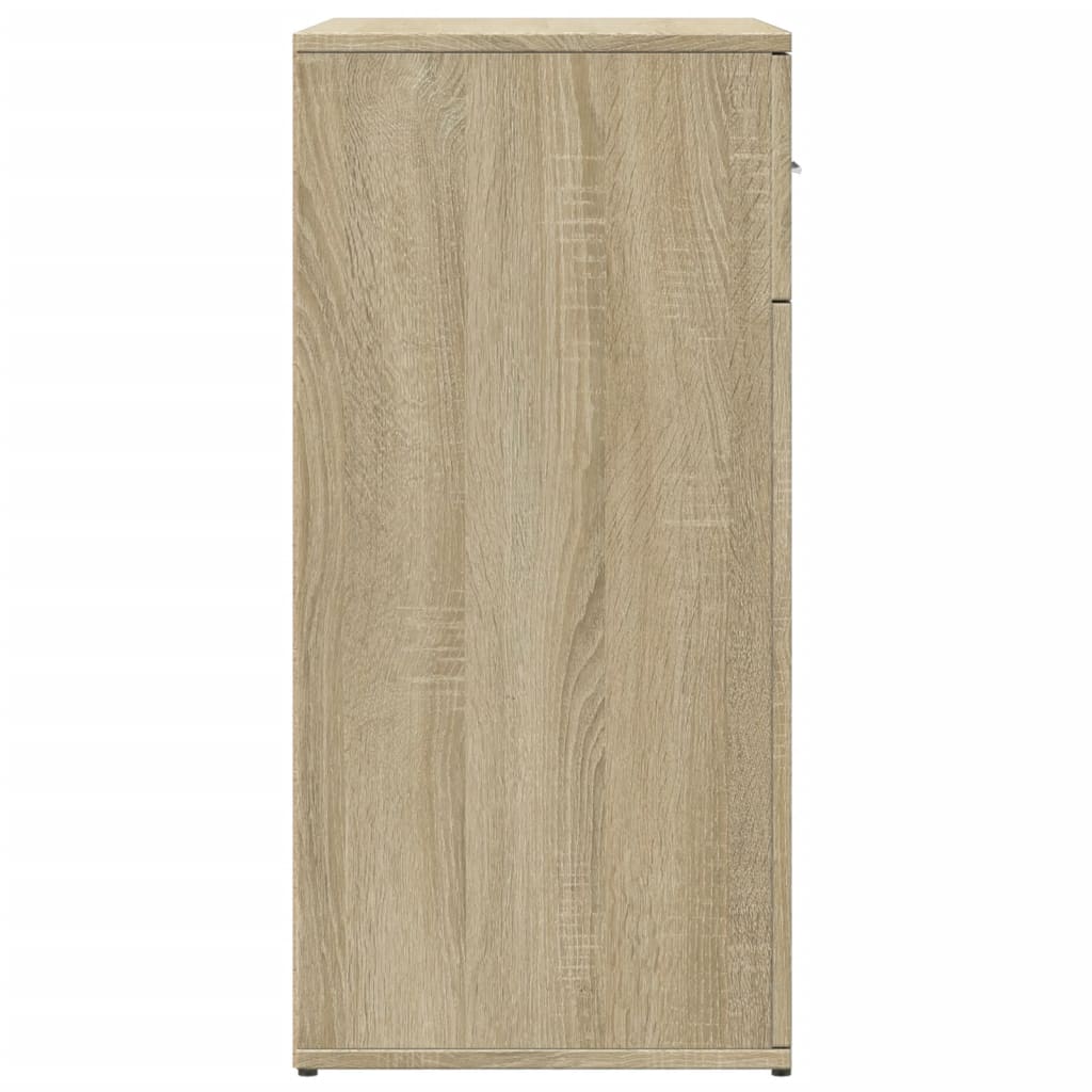 vidaXL Szafka, dąb sonoma, 79x38x80 cm, materiał drewnopochodny