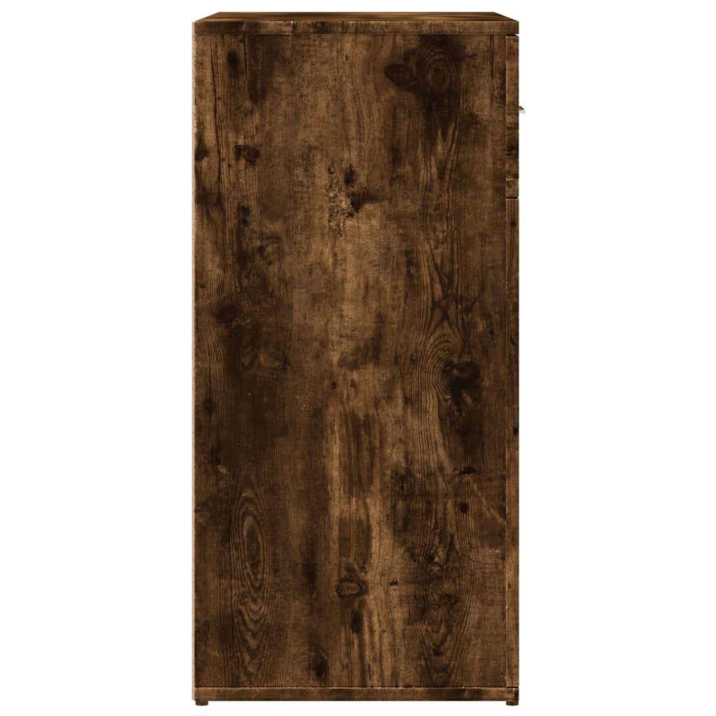 vidaXL Szafka, przydymiony dąb, 79x38x80 cm, materiał drewnopochodny