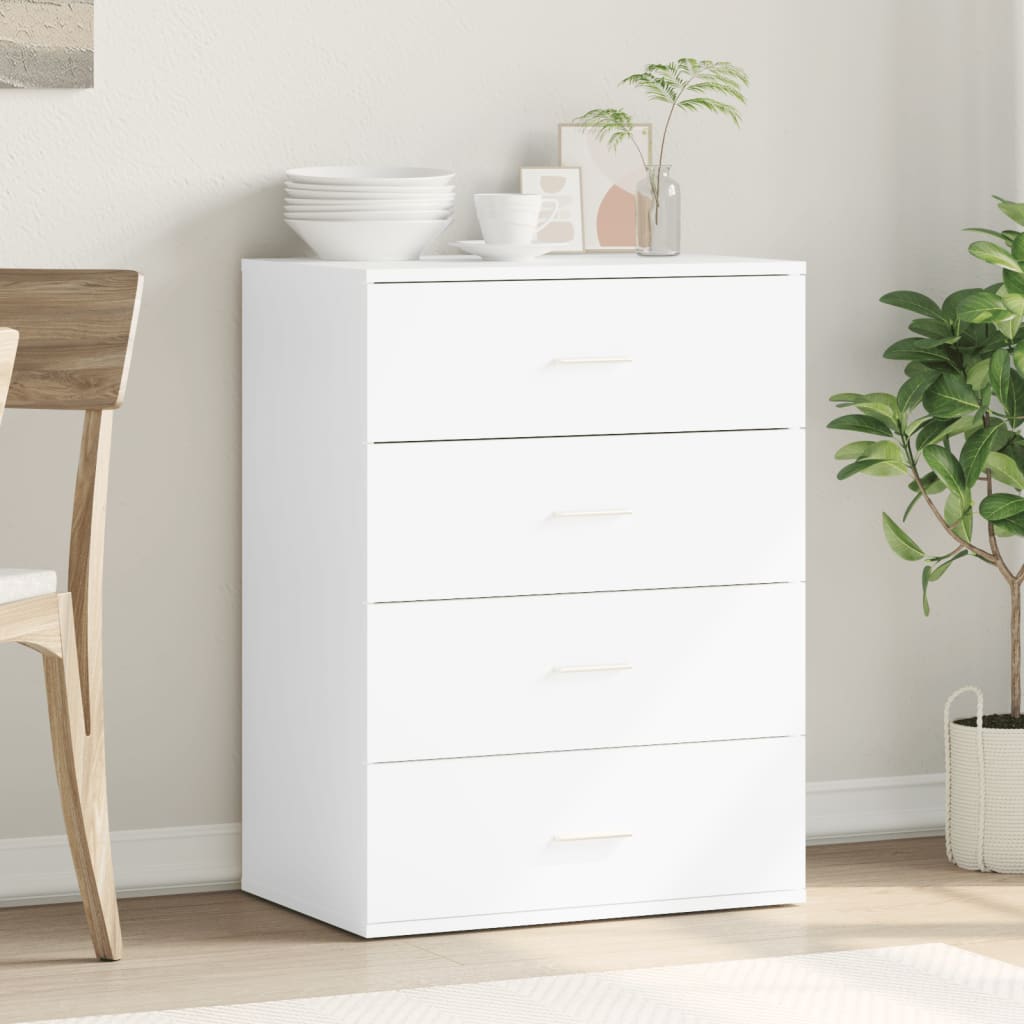 vidaXL Szafka, biała, 60x39x80 cm, materiał drewnopochodny
