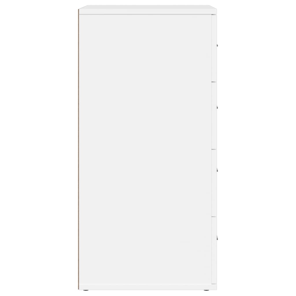 vidaXL Szafka, biała, 60x39x80 cm, materiał drewnopochodny