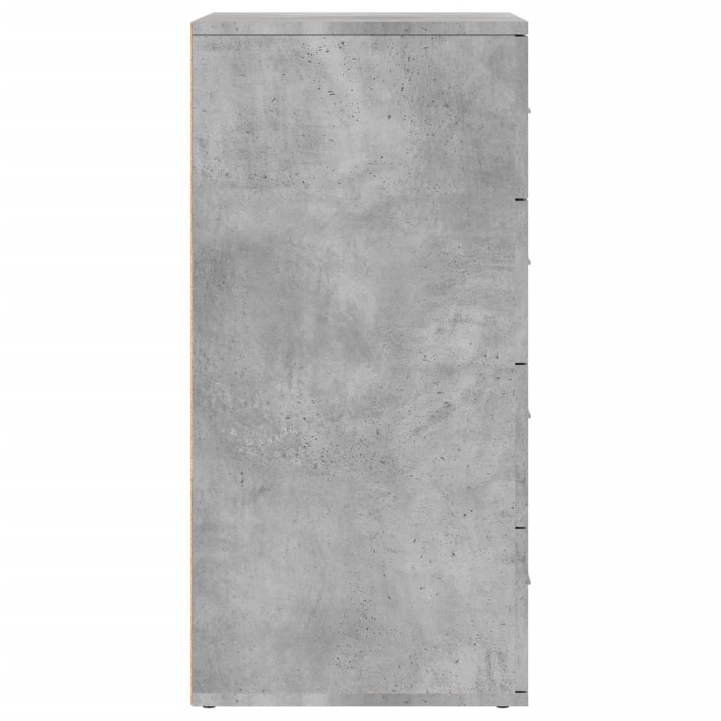 vidaXL Szafka, szarość betonu, 60x39x80 cm, materiał drewnopochodny