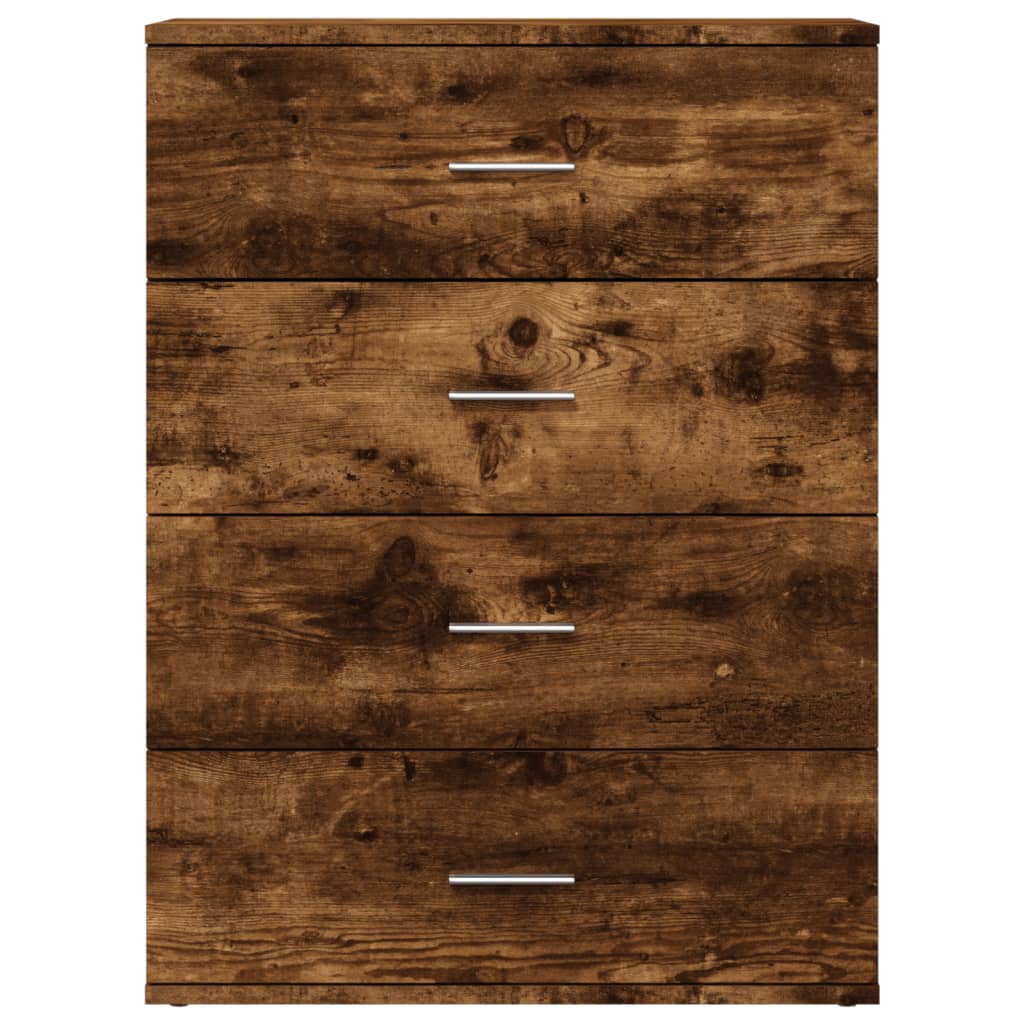 vidaXL Szafka, przydymiony dąb, 60x39x80 cm, materiał drewnopochodny