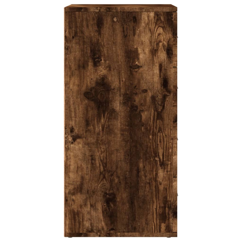vidaXL Szafka, przydymiony dąb, 60x39x80 cm, materiał drewnopochodny