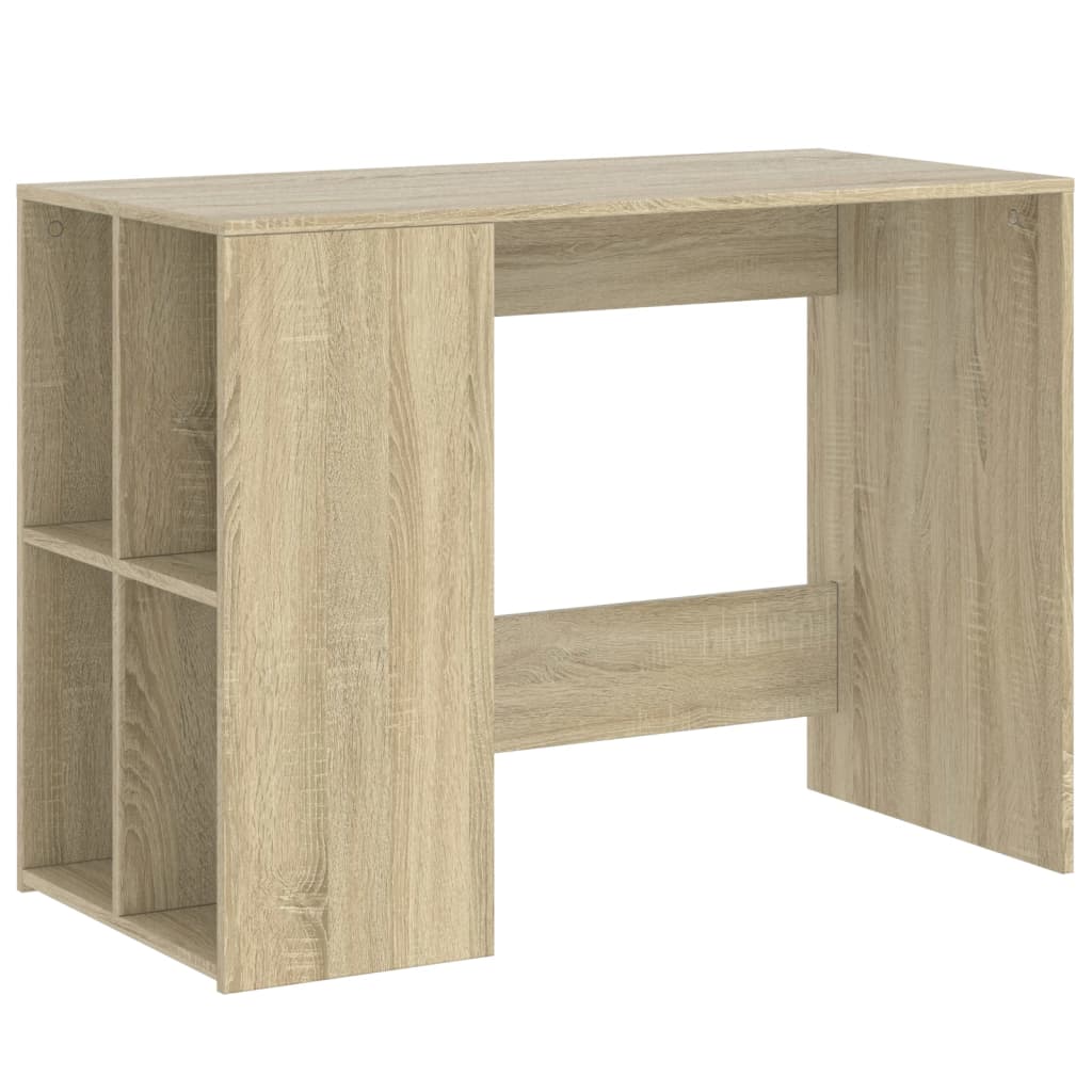 vidaXL Biurko, dąb sonoma, 102x50x75 cm, materiał drewnopochodny