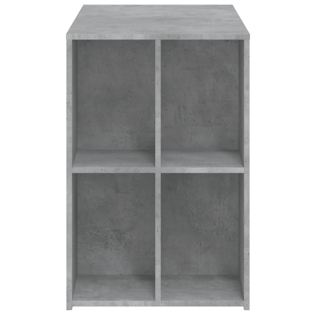 vidaXL Biurko, szarość betonu, 102x50x75 cm, materiał drewnopochodny