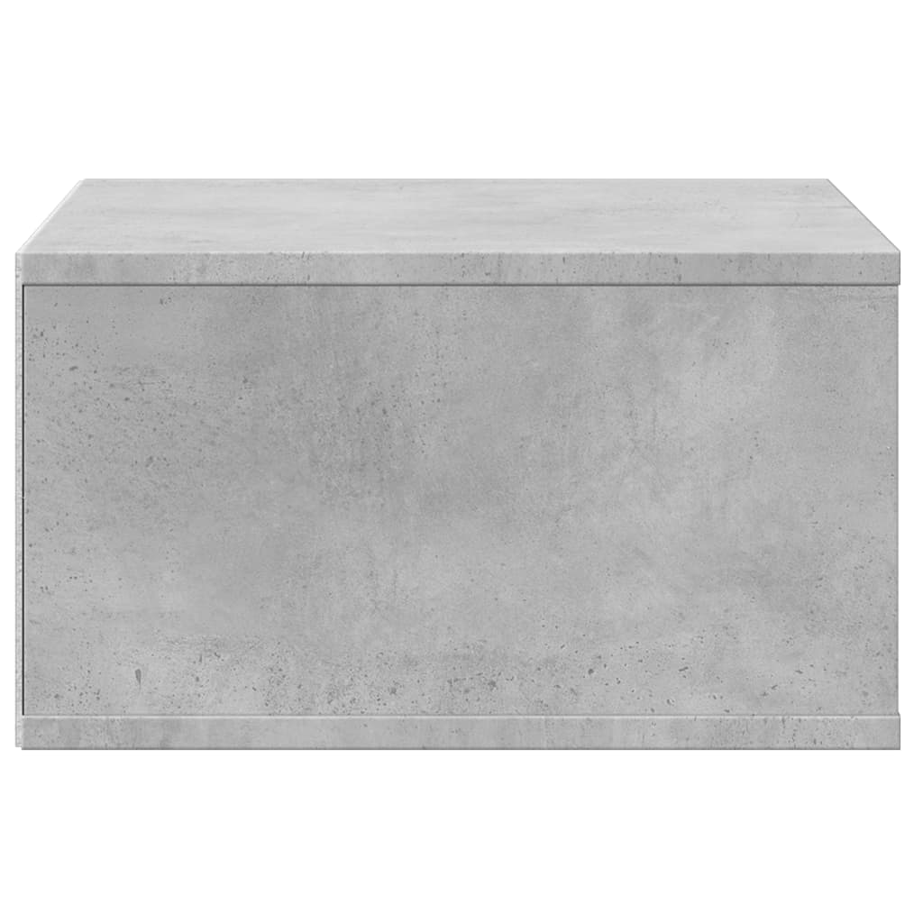 vidaXL Stojak pod drukarkę, szarość betonu, 49x40x22,5 cm