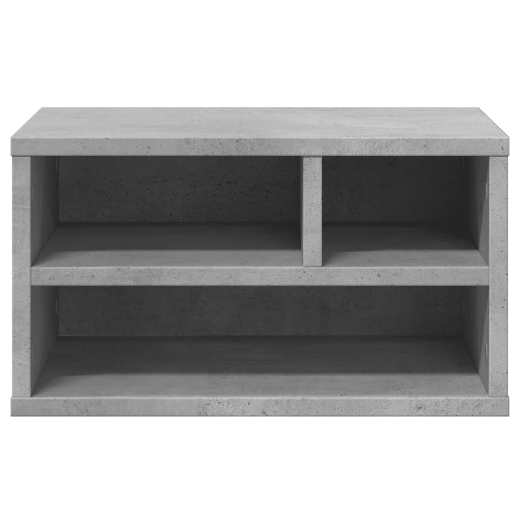vidaXL Stojak pod drukarkę, szarość betonu, 40x32x22,5 cm