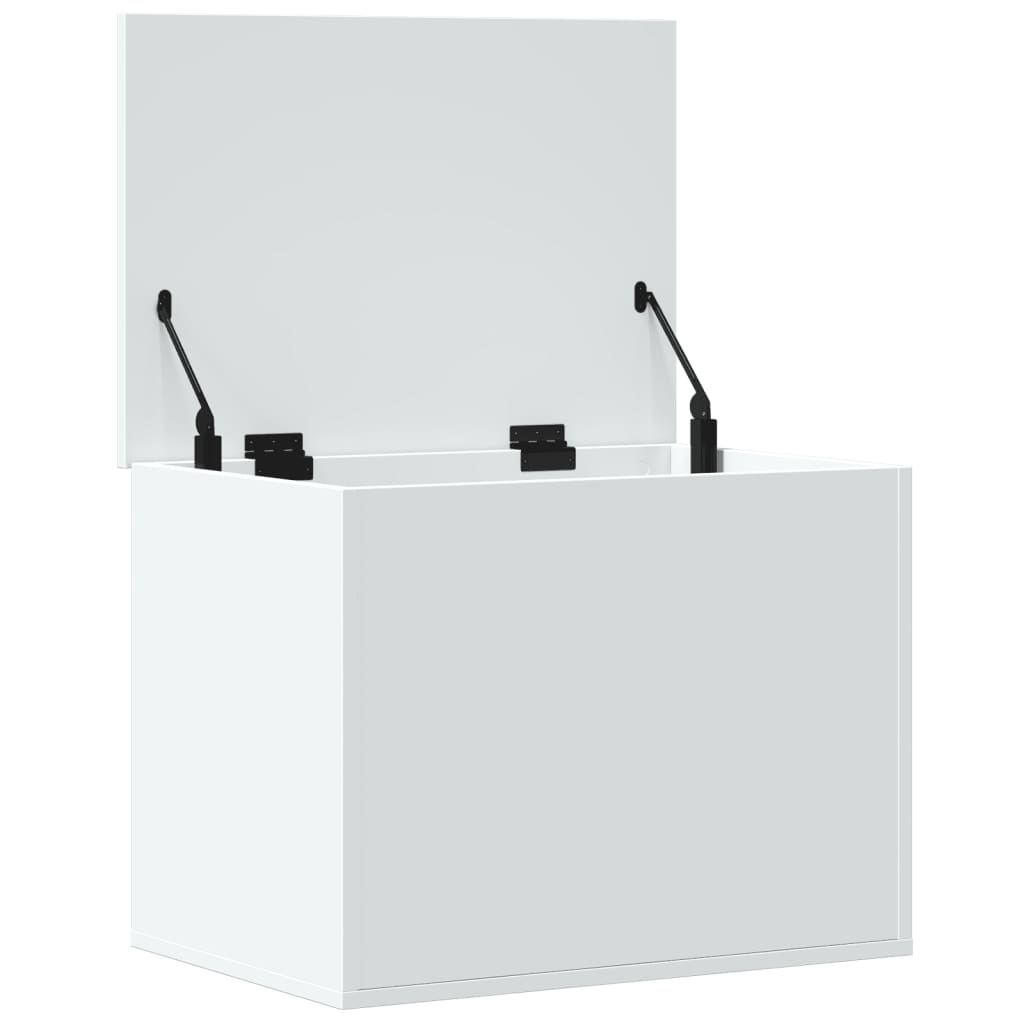vidaXL Skrzynia, biała, 60x42x46 cm, materiał drewnopochodny