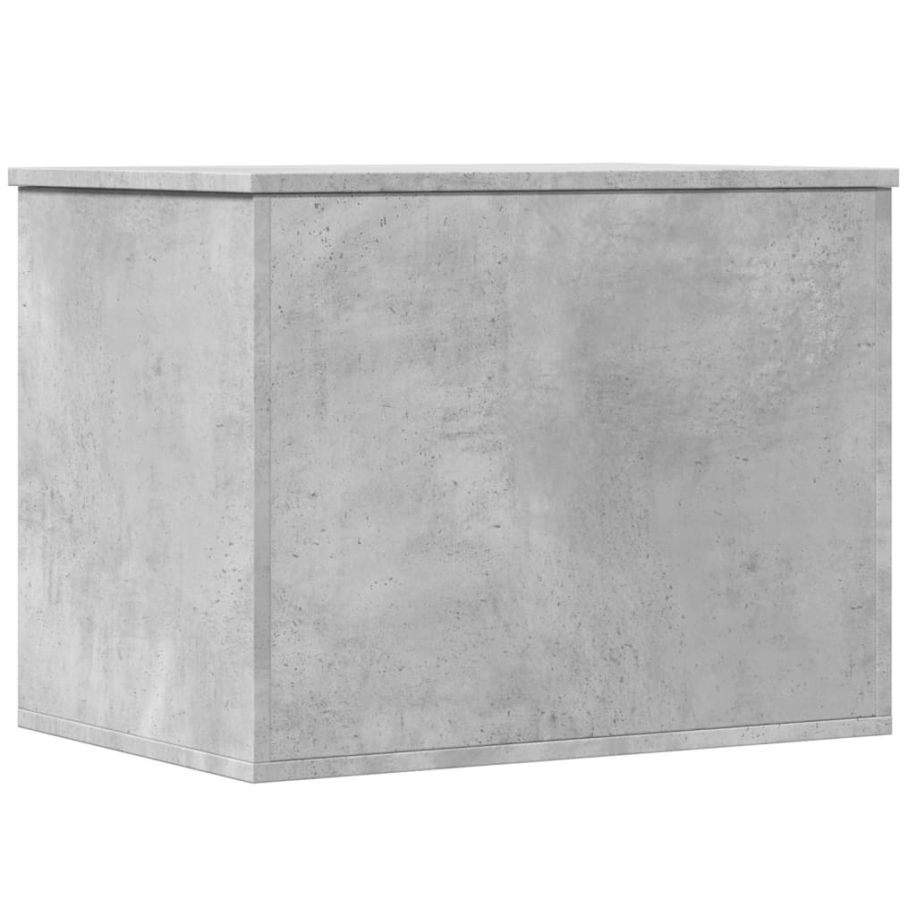 vidaXL Skrzynia, szarość betonu, 60x42x46 cm, materiał drewnopochodny