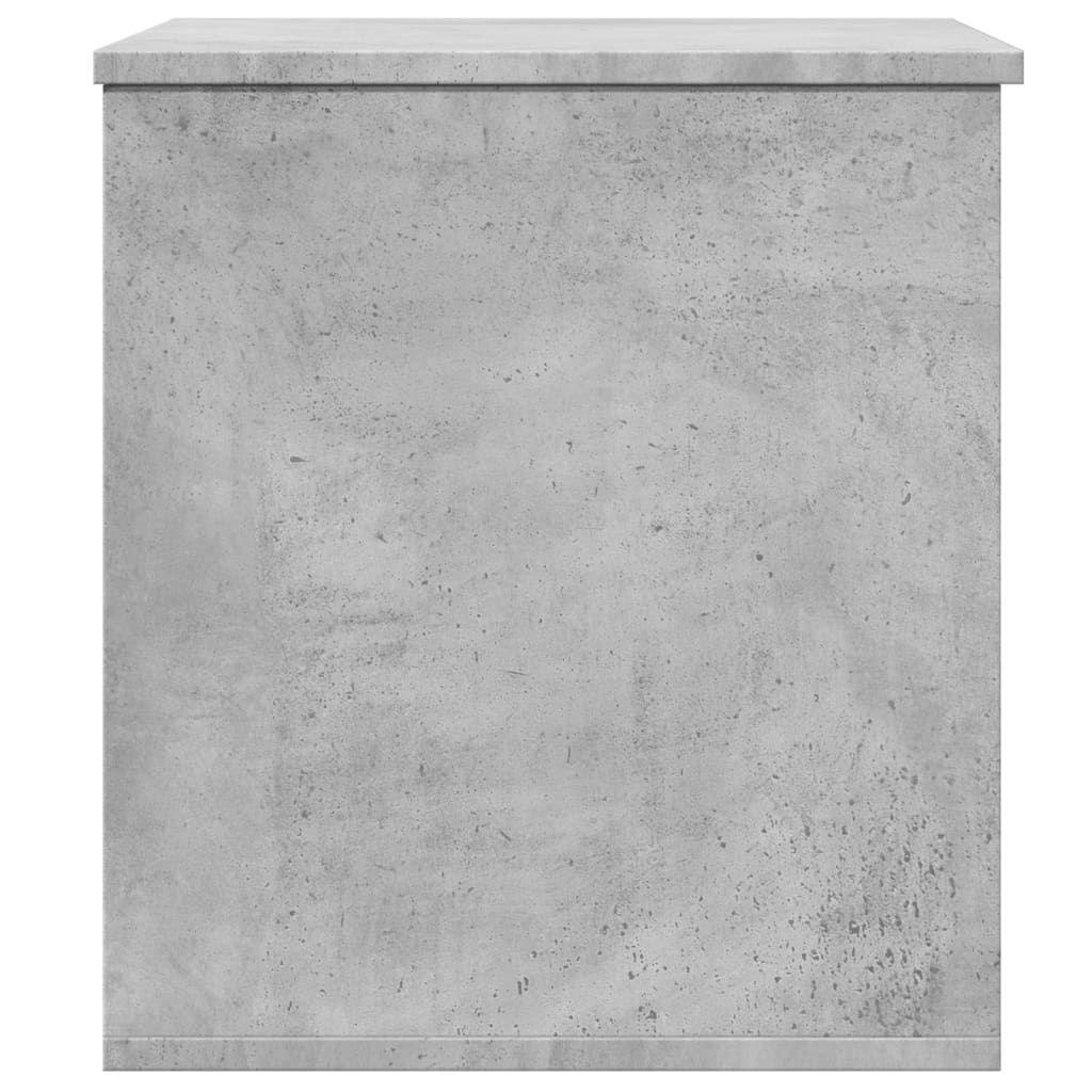 vidaXL Skrzynia, szarość betonu, 60x42x46 cm, materiał drewnopochodny