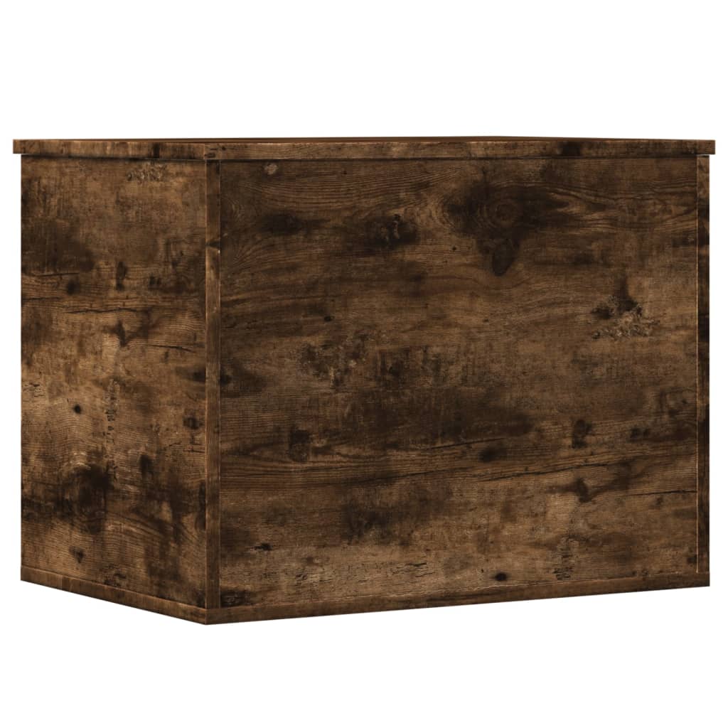 vidaXL Skrzynia, przydymiony dąb, 60x42x46 cm, materiał drewnopochodny
