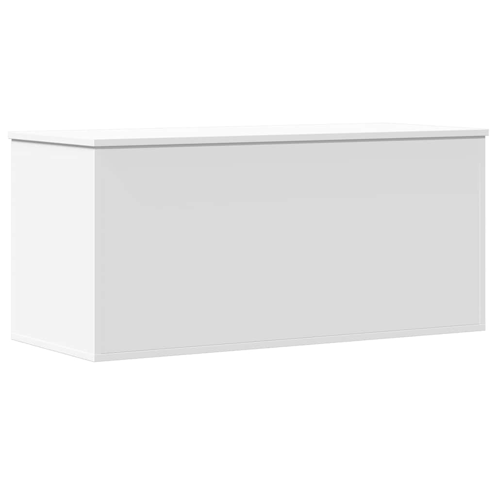 vidaXL Skrzynia, biała, 100x42x46 cm, materiał drewnopochodny