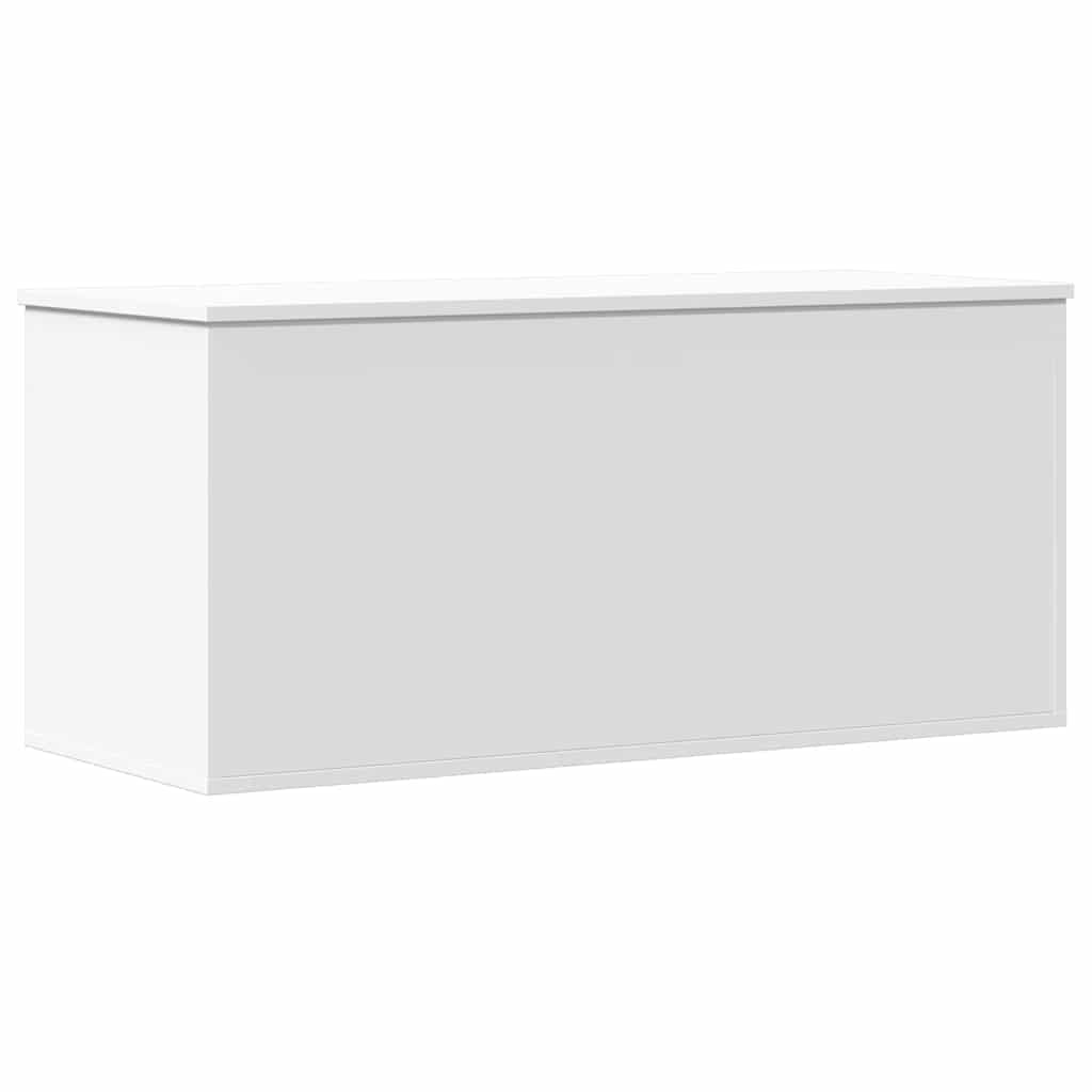 vidaXL Skrzynia, biała, 100x42x46 cm, materiał drewnopochodny