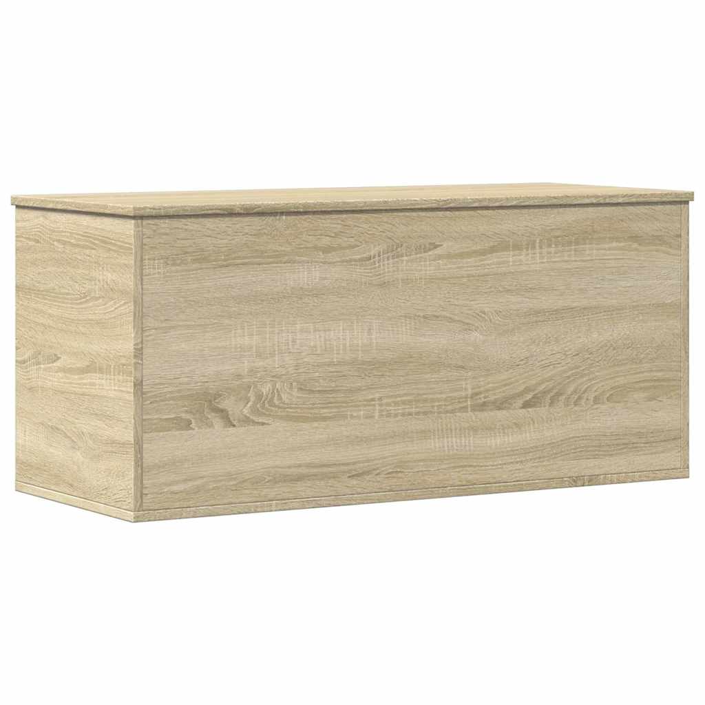 vidaXL Skrzynia, dąb sonoma, 100x42x46 cm, materiał drewnopochodny