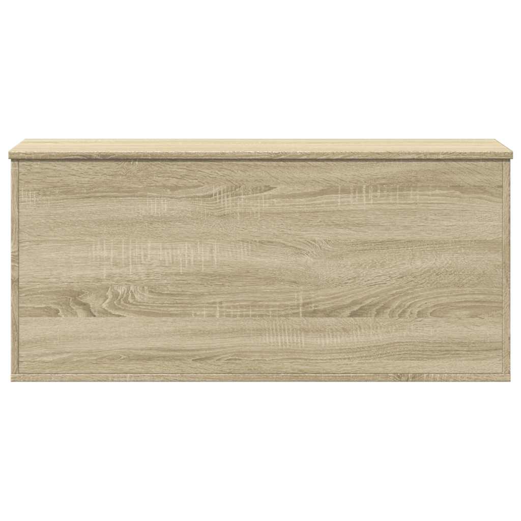 vidaXL Skrzynia, dąb sonoma, 100x42x46 cm, materiał drewnopochodny