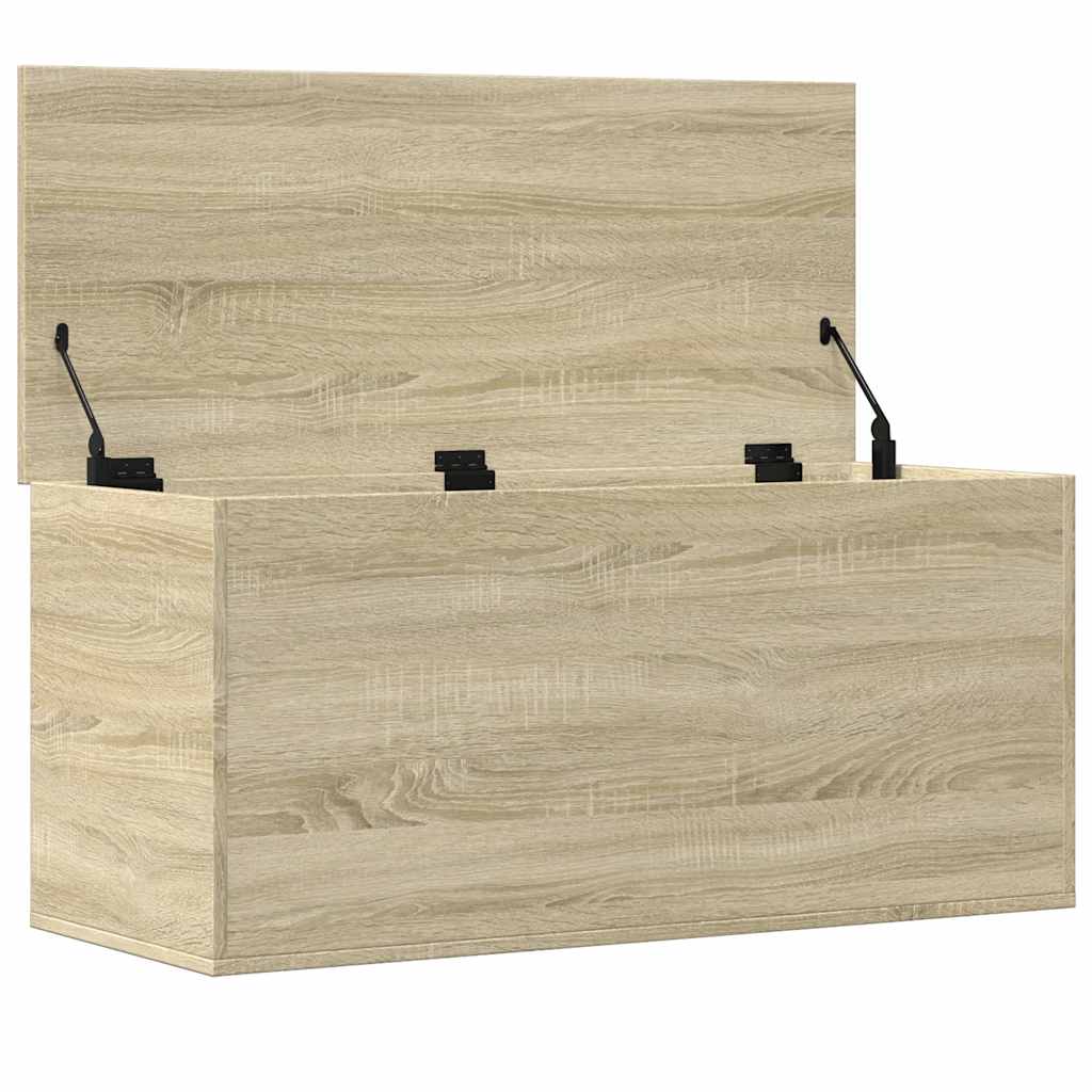 vidaXL Skrzynia, dąb sonoma, 100x42x46 cm, materiał drewnopochodny