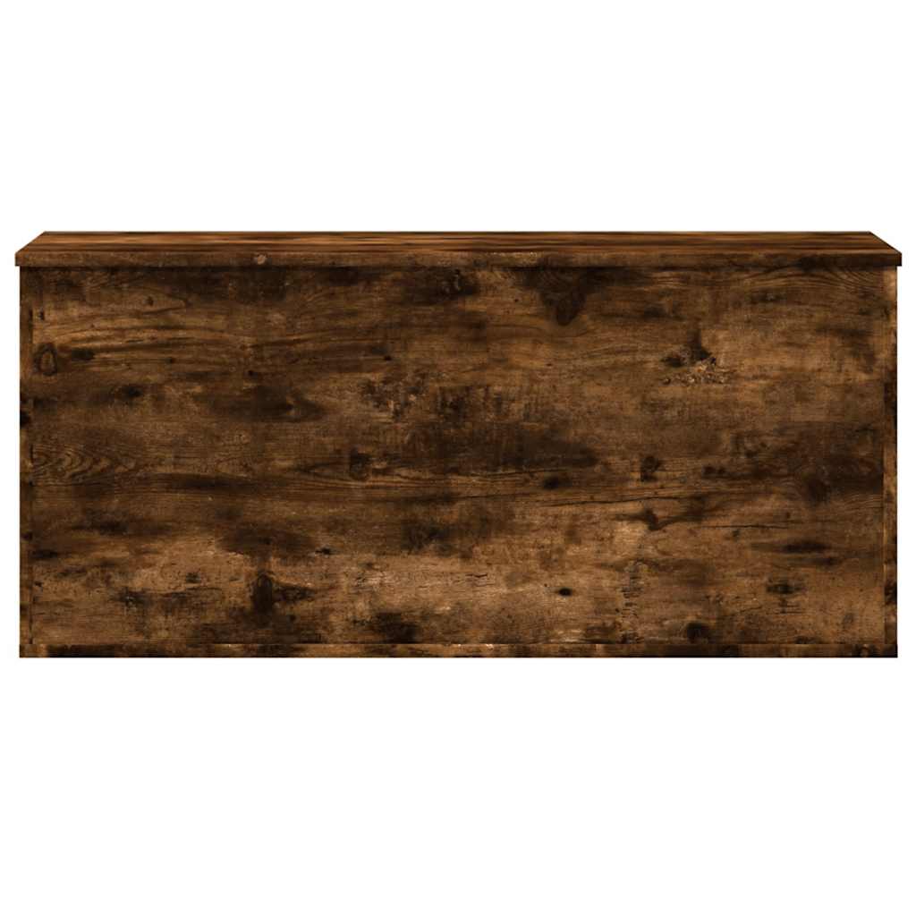 vidaXL Skrzynia, przydymiony dąb, 100x42x46cm, materiał drewnopochodny