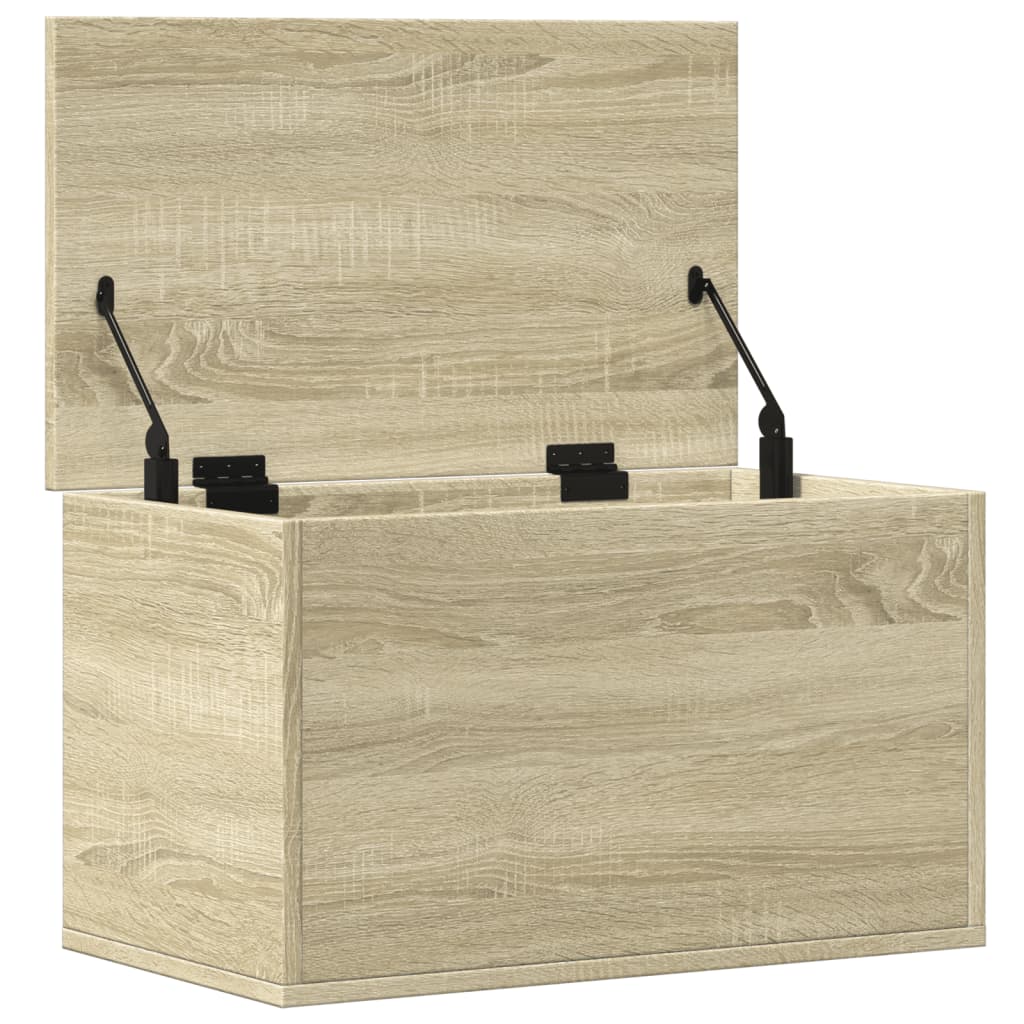 vidaXL Skrzynia, dąb sonoma, 60x35x35 cm, materiał drewnopochodny
