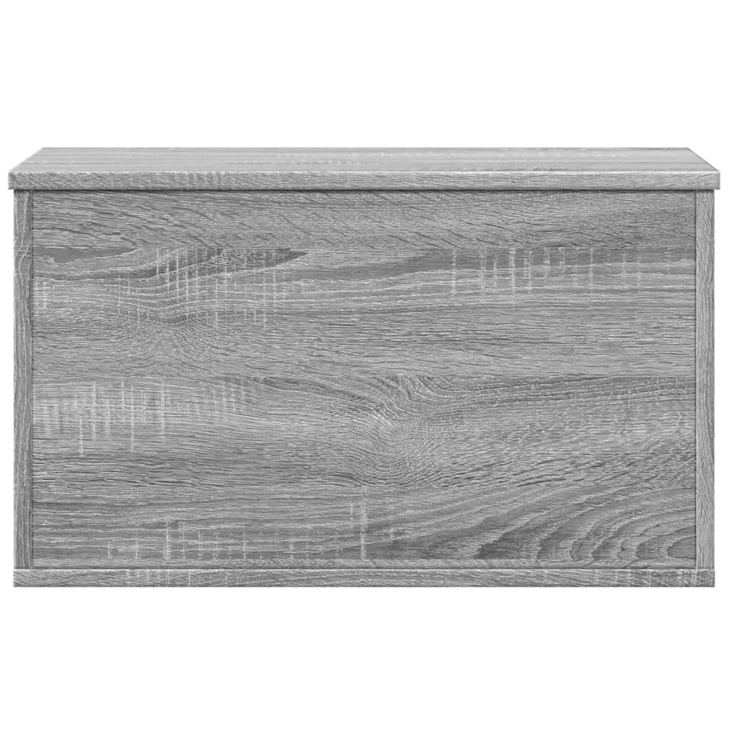 vidaXL Skrzynia, szary dąb sonoma, 60x35x35, materiał drewnopochodny
