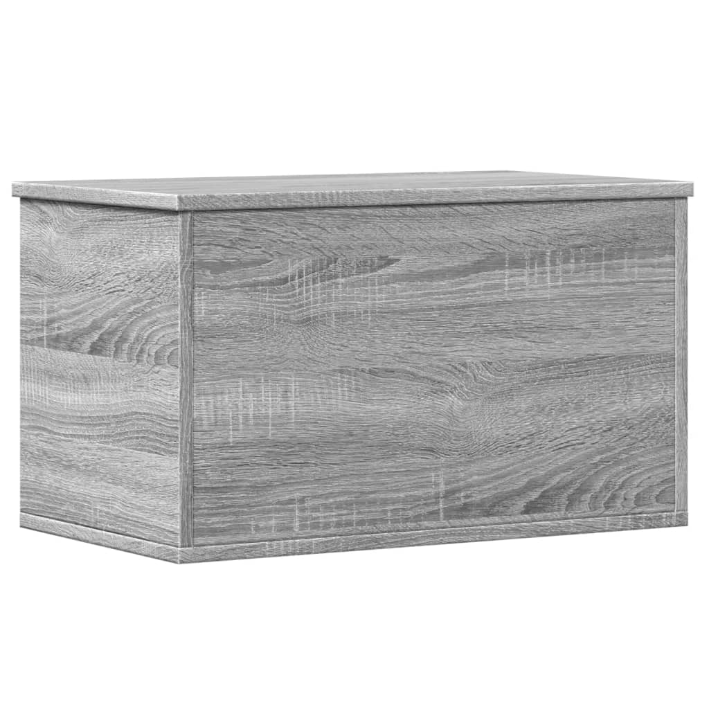 vidaXL Skrzynia, szary dąb sonoma, 60x35x35, materiał drewnopochodny