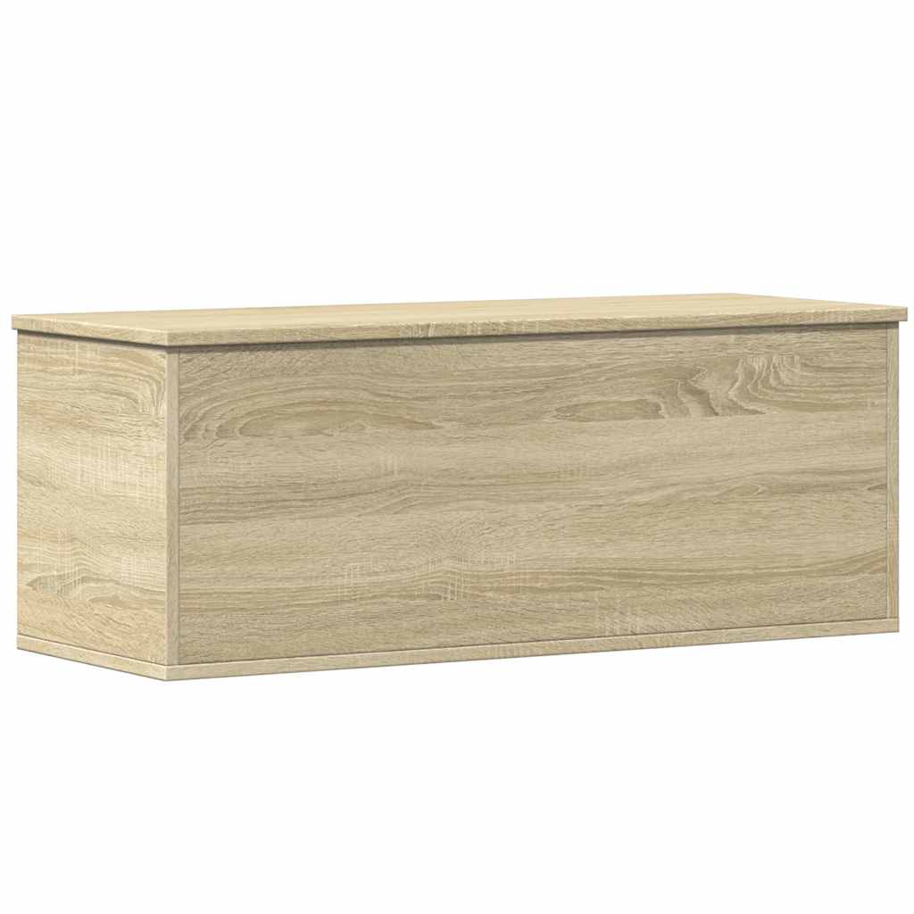 vidaXL Skrzynia, dąb sonoma, 90x35x35 cm, materiał drewnopochodny