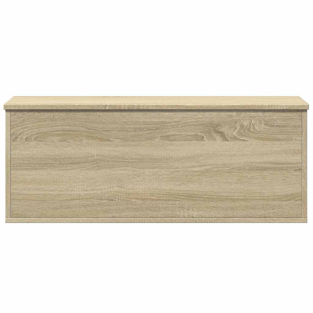 vidaXL Skrzynia, dąb sonoma, 90x35x35 cm, materiał drewnopochodny