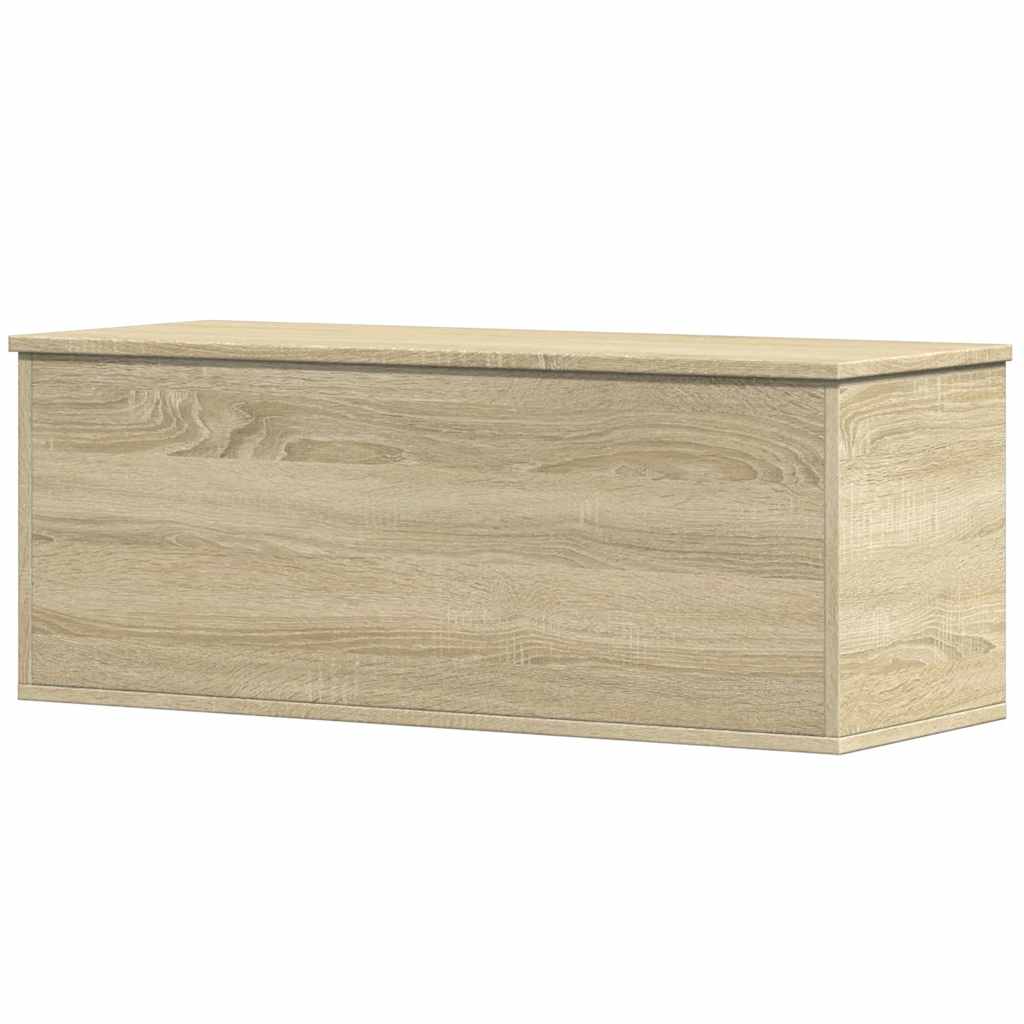 vidaXL Skrzynia, dąb sonoma, 90x35x35 cm, materiał drewnopochodny