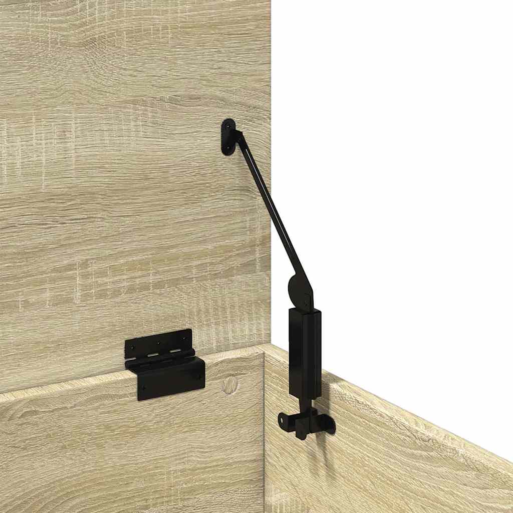 vidaXL Skrzynia, dąb sonoma, 90x35x35 cm, materiał drewnopochodny