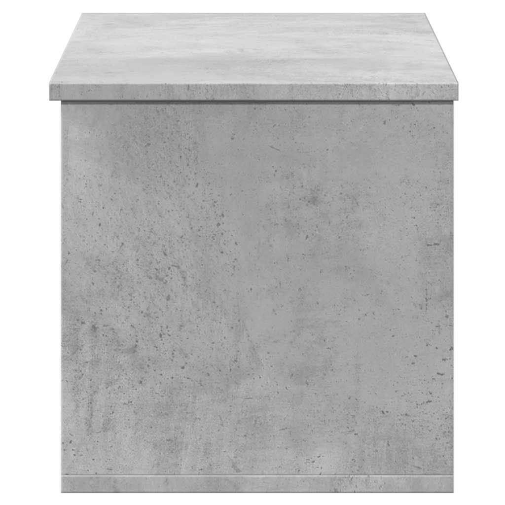 vidaXL Skrzynia, szarość betonu, 90x35x35 cm, materiał drewnopochodny