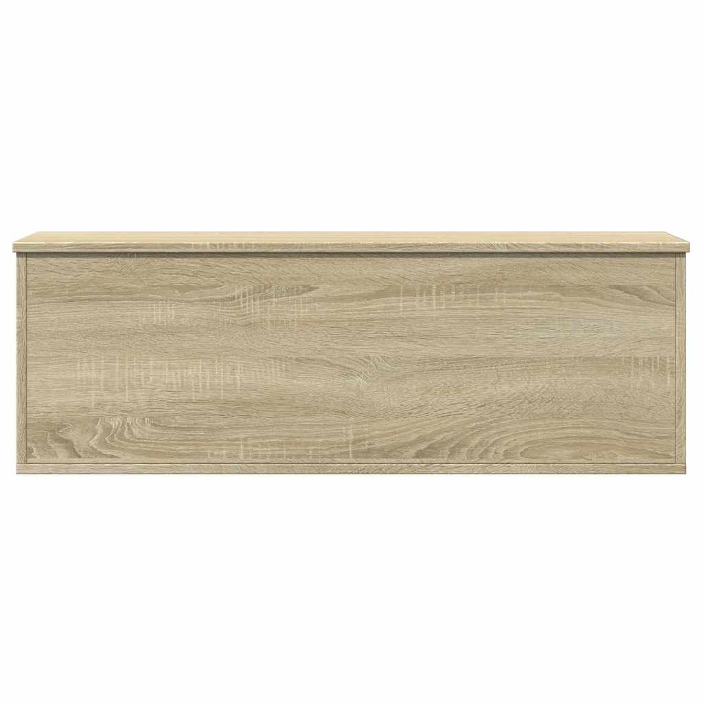 vidaXL Skrzynia, dąb sonoma, 102x35x35 cm, materiał drewnopochodny