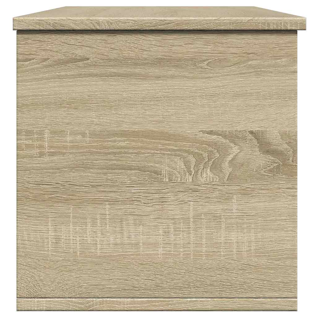 vidaXL Skrzynia, dąb sonoma, 102x35x35 cm, materiał drewnopochodny