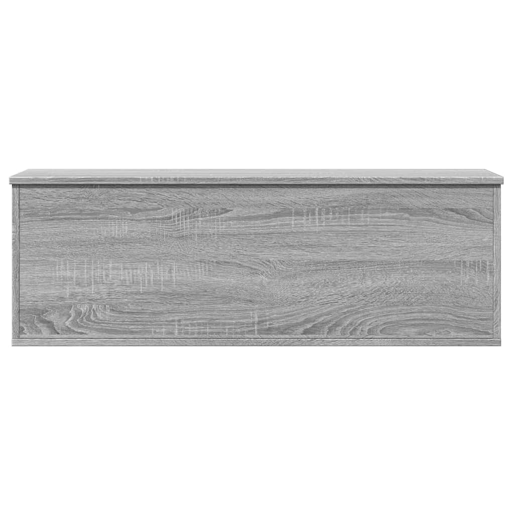 vidaXL Skrzynia, szary dąb sonoma, 102x35x35, materiał drewnopochodny